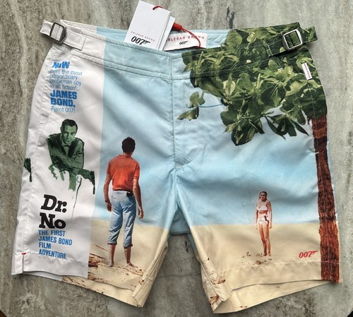 ORLEBAR BROWN JAMES BOND 007 DR NO TRUNKS SWIM SHORTS SIZE