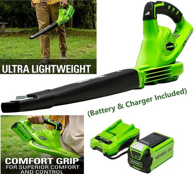 Greenworks 40V 150 MPH Max Speed Cordless Leaf Blower, 2.0Ah