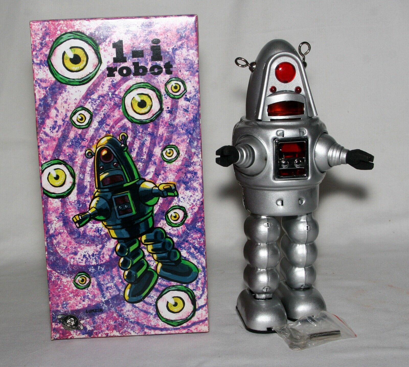 DELUXE LIMITED EDITION #58, SILVER ROBBY ROBOT, WIND-UP DELUXE LIMITED EDITION #58, SILVER ROBBY ROBOT, WIND-UP