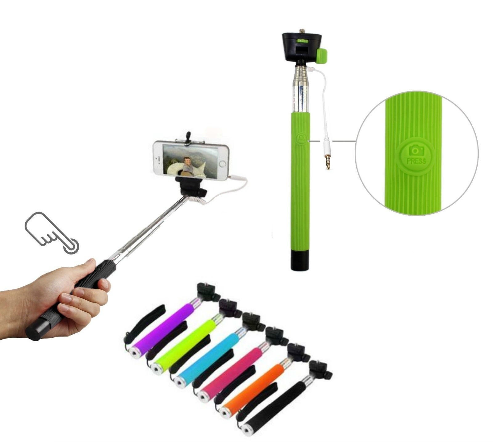 Asta Supporto Selfie Jack Autoscatto Allungabile Bastone Linq Zp-628