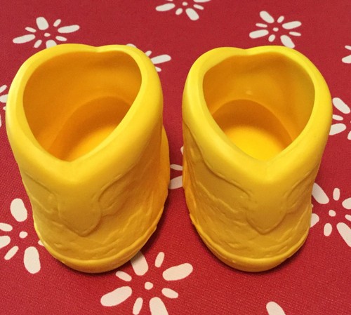 Galoob Baby Face Original Yellow Boots