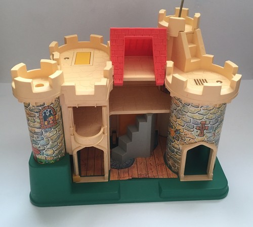 Vintage Fisher Price Little People Castle 993 In Original Box Near Complete