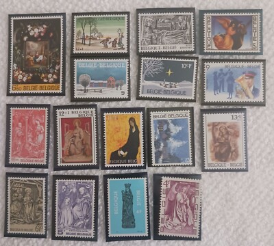 AUSTRIA  / BELGIUM - LOT OF SET OF CHRISTMAS STAMPS  - MNH - #499