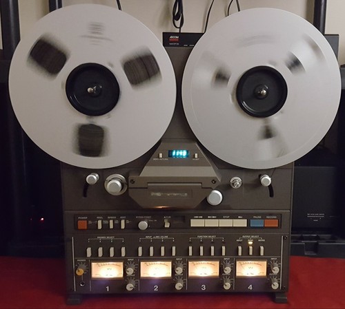 TASCAM 34B Teac Professional 4 Track Reel To Reel Plus Manual & Tapes