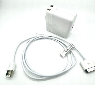 FireWire Cable and Wall Adapter A1070 for Apple iPod Classic OEM 30-Pin Charger