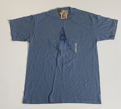 Vtg Paramount Pictures Producer T-shirt Med Blue 90s Viacom Chicago singlestitch