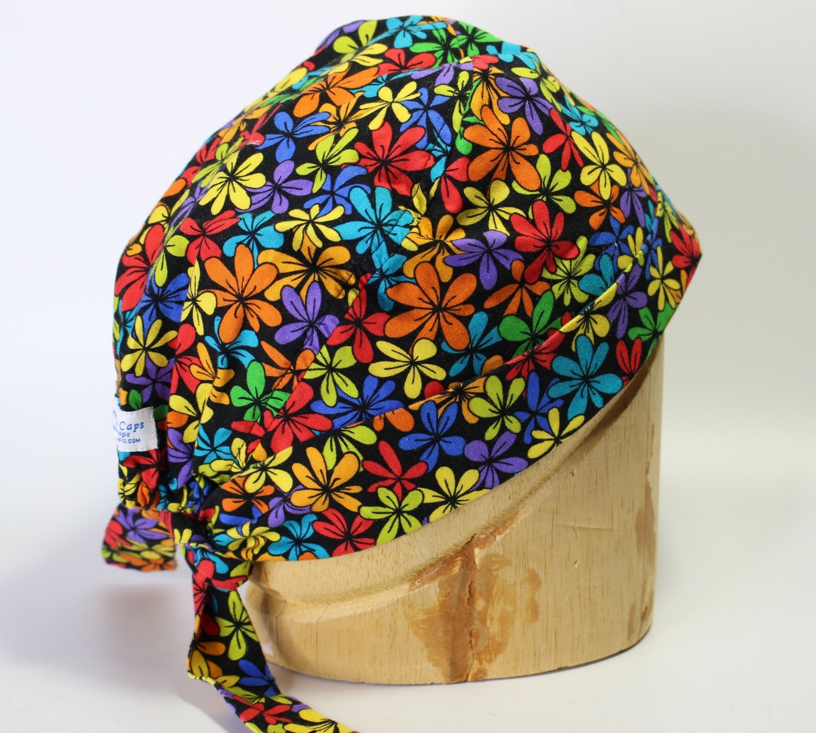 Surgical Scrub Cap[ Womens Multi-Colored One Size 100% Cotton