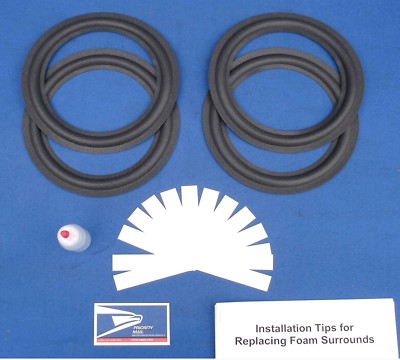 Paradigm Phantom v2 / v3 Speaker Foam Surround Repair Kit / Woofer Refoam Kit