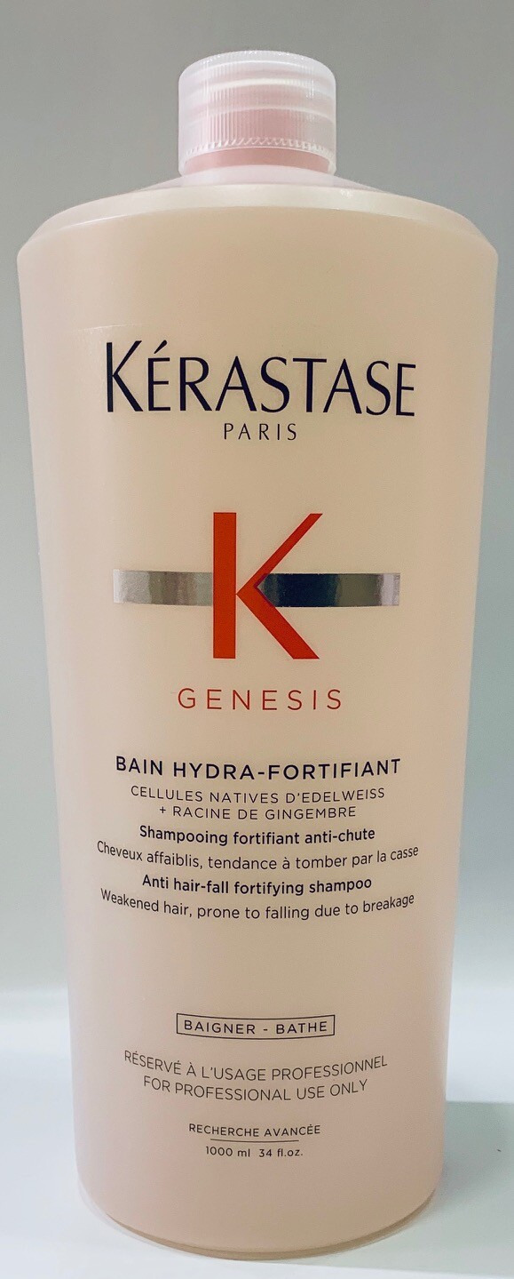Kérastase Bain Hydra-Fortifiant 1000ml KÉRASTASE Genesis Bain Hydra-Fortifiant Shampoo 1000ML 34oz