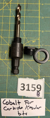 Milwaukee Arbor Hole Dozer Hole Saw w. Cobalt Bit Large / Small Adapter (3159