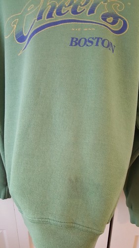 Cheers Boston green sweatshirt Lee XL 1995
