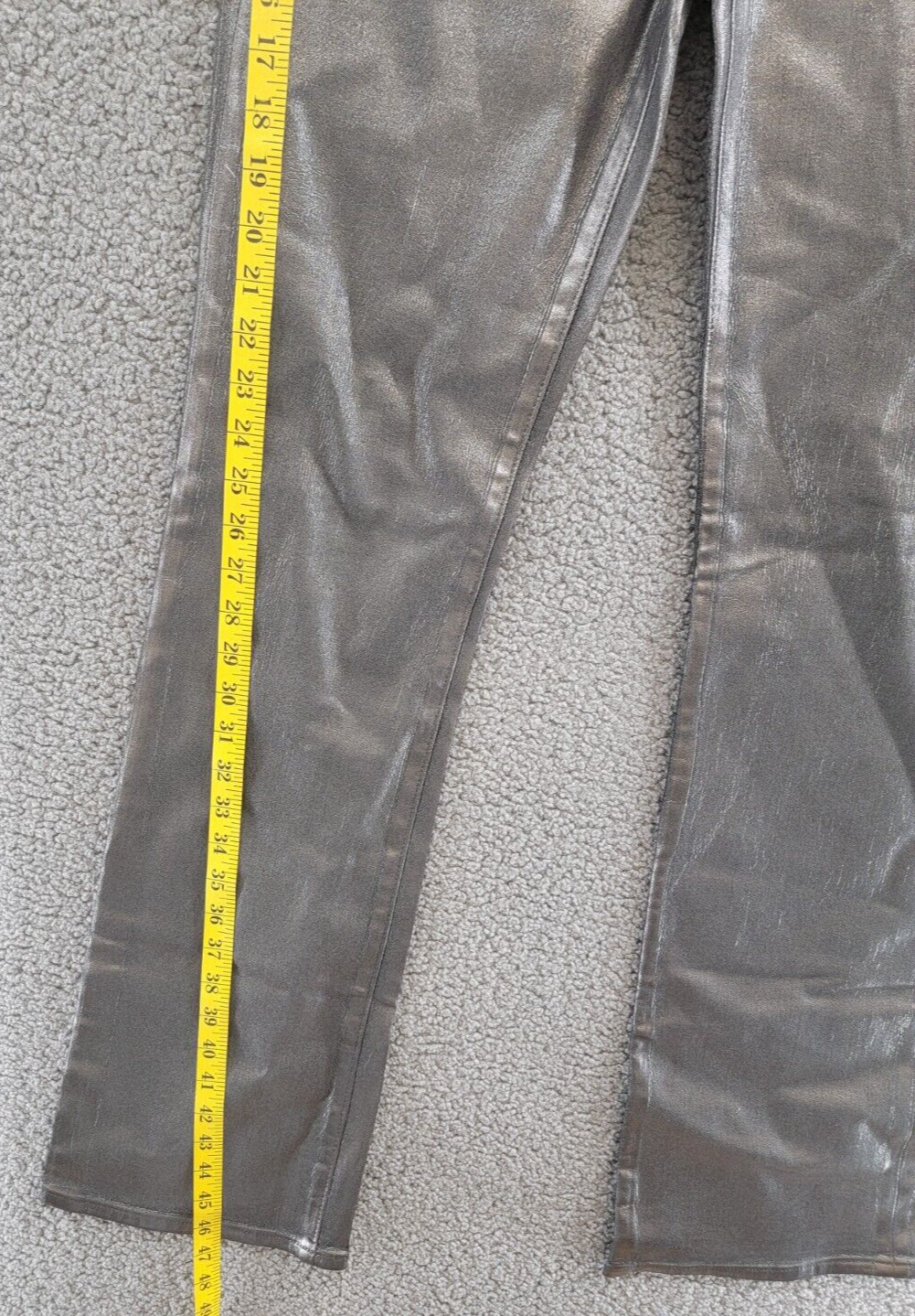 Joe's Jeans The Hi Honey High Rise Metallic Bootcut Jeans Women's 30 Gunmetal~ - Picture 9 of 18