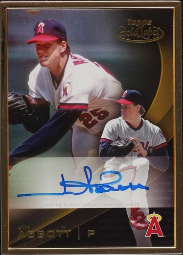 2016 Topps Gold Label - Jim Abbott #GLFA-JAB