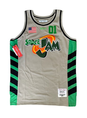 レブロン・ジェームズ Headgear Classics NFLシャツ Tune Squad Space Jam NASA Men's Headgear Classics Basketball