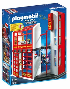 Playmobil 5361 Feuerwehrstation mit Alarm NEU OVP