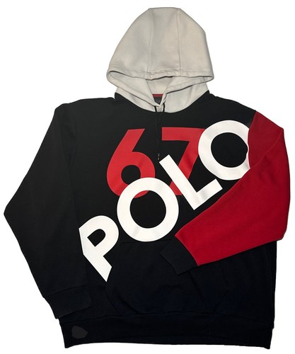 Polo Ralph Lauren / ノベルティ POLO RALPH LAUREN 1967 Colorblock Full Zip Hoodie in Black
