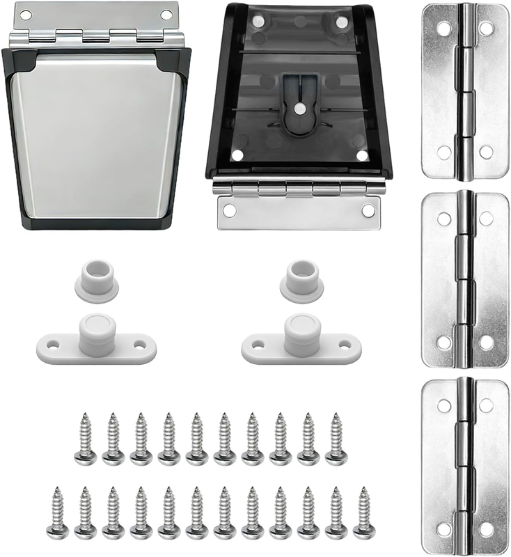Hinge Latch Kit for Igloo 25-165 Quart Cooler Stainless Steel ABS Screws