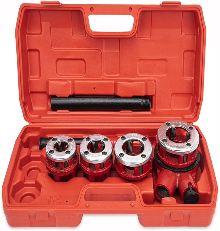 Ratchet Pipe Threader Kit Ratcheting Pipe Threading Tool