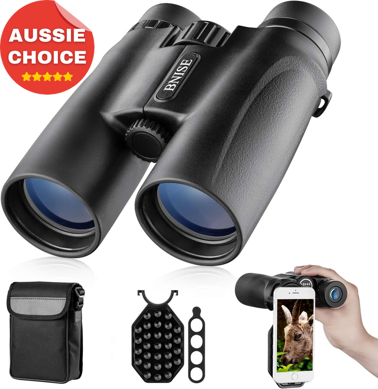 10X42 Binoculars Lightweight Compact for Bird Watching Hunting Stargazing Travel