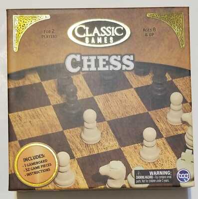 Classic Board Game Chess For 2 Players Age 8+ (LOC N B W) 