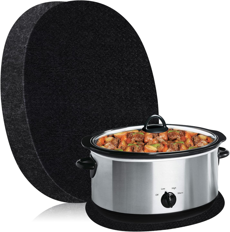 Crockpot Slow Cooker with Appliance Slider Function, 2 Pack Countertop Protector