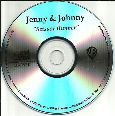 Rilo Kiley JENNY & JOHNNY TST PRESS PROMO DJ CD Single Johnathan Rice Lewis 2010