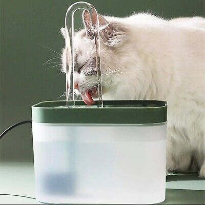 1.5L Cat Water Fountain Cat Water Feeder Quiet USB Electric Water Dispenser