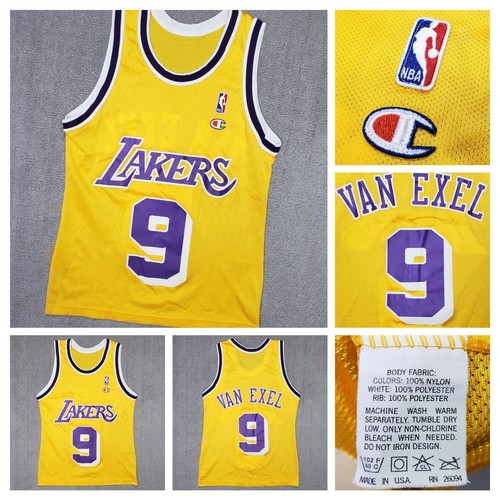 Vintage 90s Los Angeles Lakers Jersey Nick Van Exel Champion