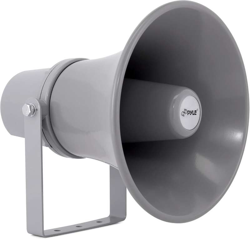 Indoor Outdoor PA Horn Speaker - 9.7 Inch 20-Watt Power Compact Loud Sound Me...