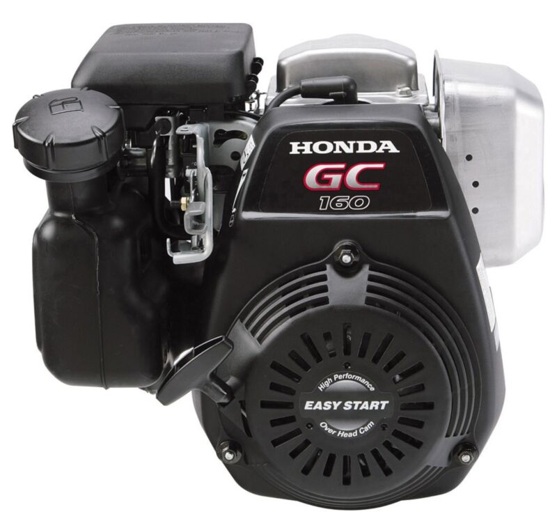 Honda GC160LAQHA Engine 3/4" x 2 7/16" Shaft Horizontal Recoil 160cc OEM