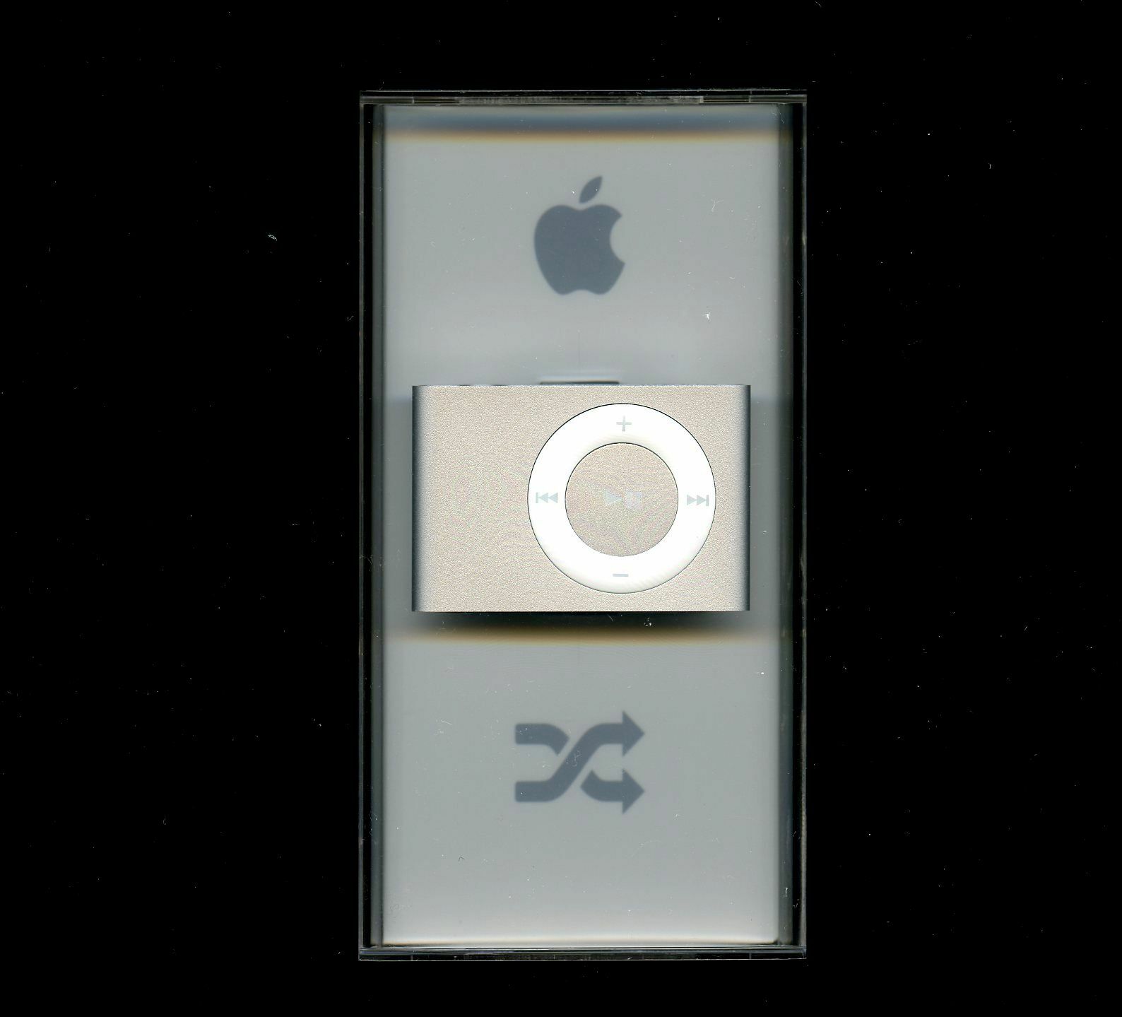 Apple iPod Shuffle 2nd generation silver 1 GB MP3 player box