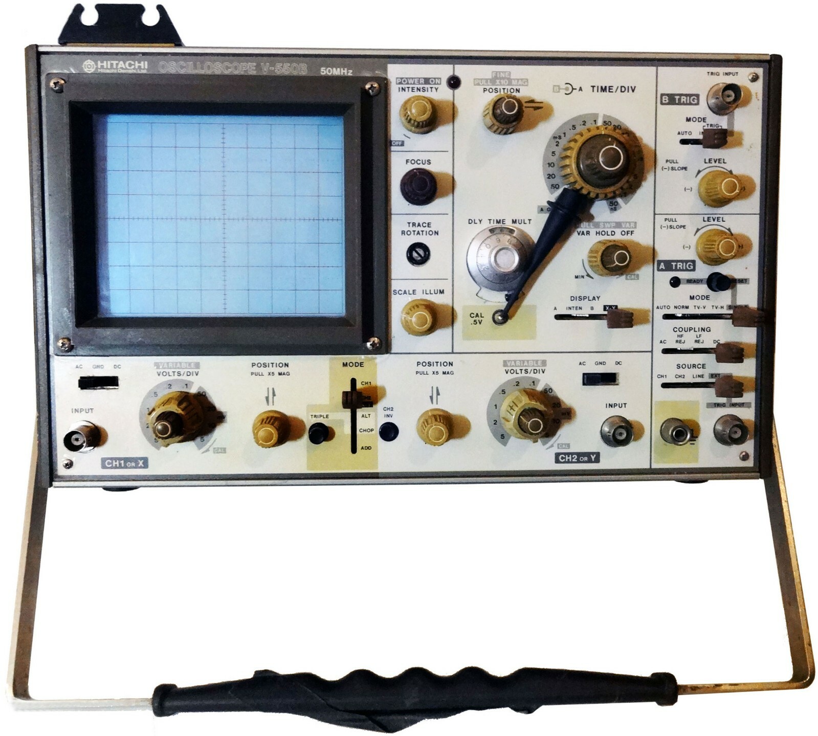 HITACHI 日立 オシロスコープ V-550B 50MHz(E14) - メルカリ