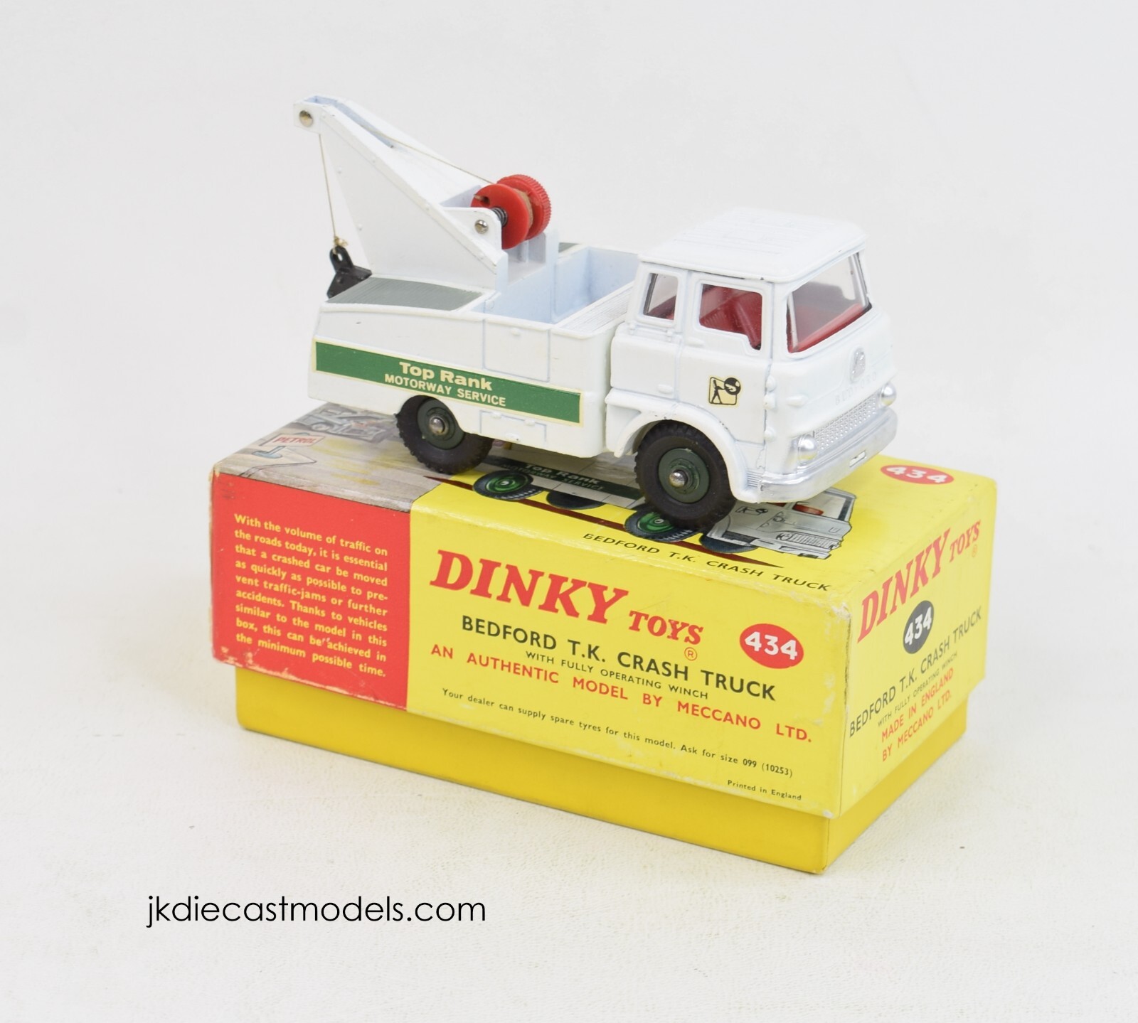 Dinky Toys 434 Bedford T.K. Crash Truck 'Top Rank' Virtually