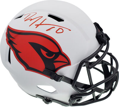 SALE! DEANDRE HOPKINS AUTO CARDINALS LUNAR ECLIPSE FULL SIZE HELMET BECKETT