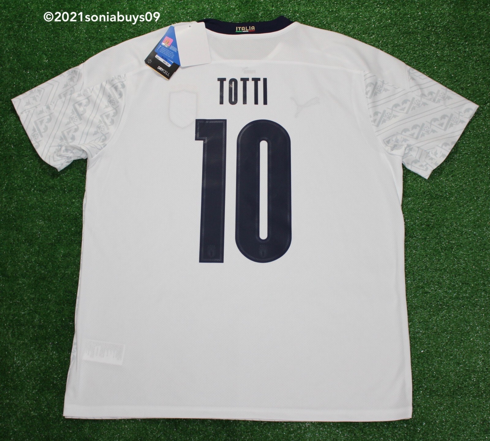 イタリア代表 PUMA ホーム ユニフォーム Totti トッティ XL相当 イタリア代表 PUMA ホーム ユニフォーム Totti トッティ XL相当