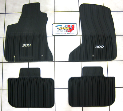 2011-2020 Chrysler 300 AWD All Weather Rubber Slush Mats Floor Mats Mopar OEM