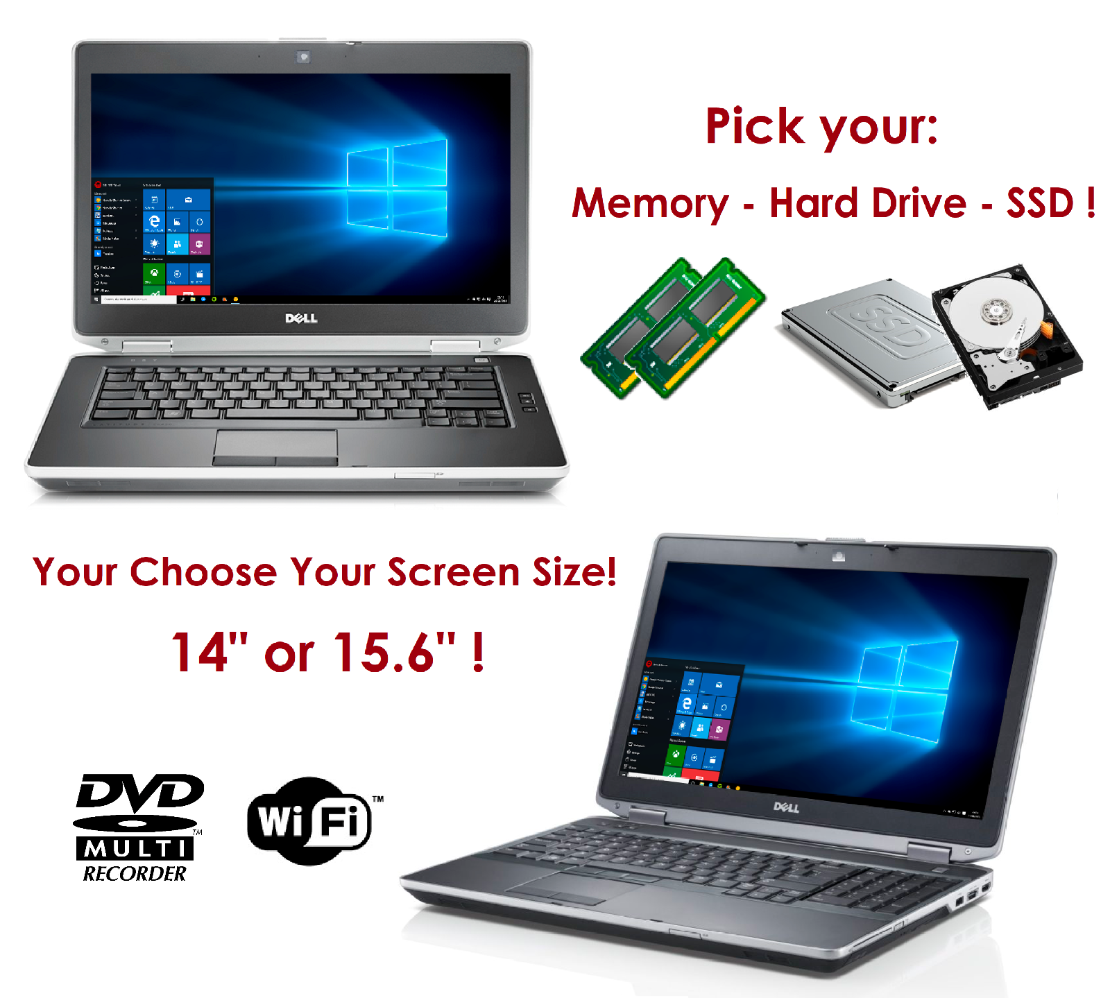 Dell Laptop Computer E6530 15.6" i5 3.20GHz 16GB RAM 1TB SSD WiFi HDMI USB 3.0