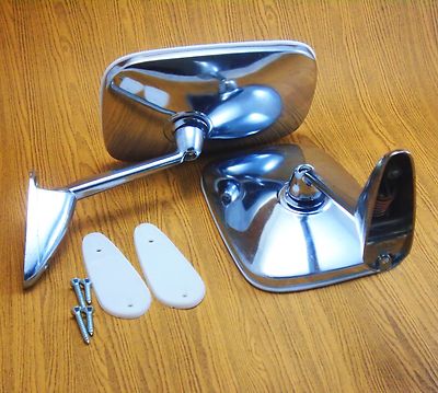 Chevrolet C-10 GMC C K 1960–87 Custom Chrome Pair Fender Side View Door Mirrors