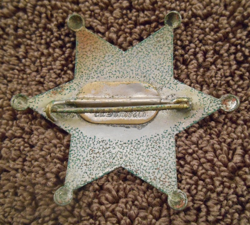 Early Ed Jones & Co. Obsolete Contra Costa Co., California Deputy Sheriff Badge