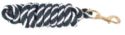 New! 8' foot BRAIDED DERBY LEAD ROPE w/ Brass hardware & Snap 6 COLORS!