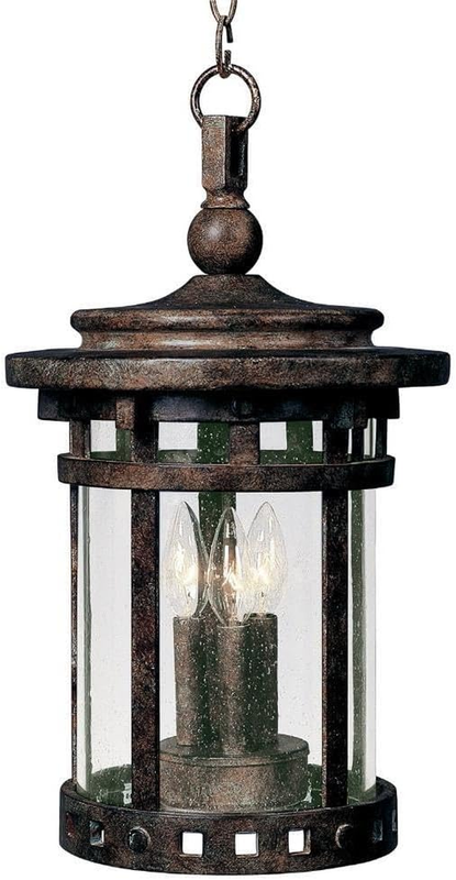 Santa Barbara Dc-Three Light Outdoor Hanging Lantern In