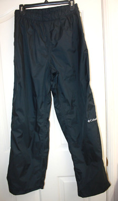 Columbia Men's 32 Black Omni-Tech Windbreaker Style Pants EUC