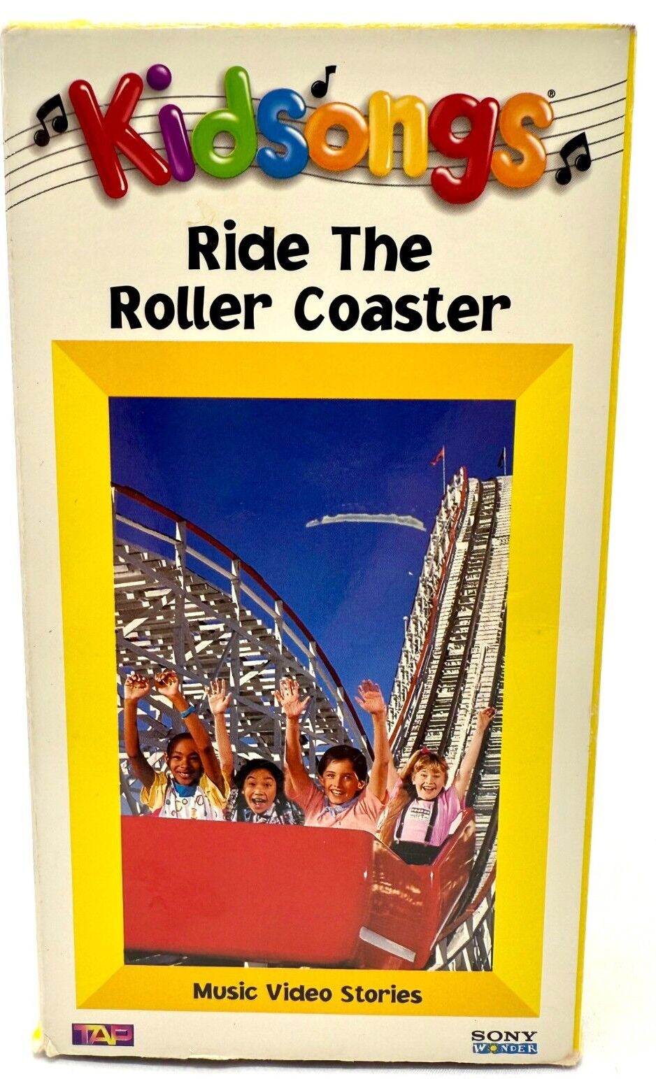 KIDSONGS RIDE THE ROLLER COASTER VHS 1990 VERY RARE SONY