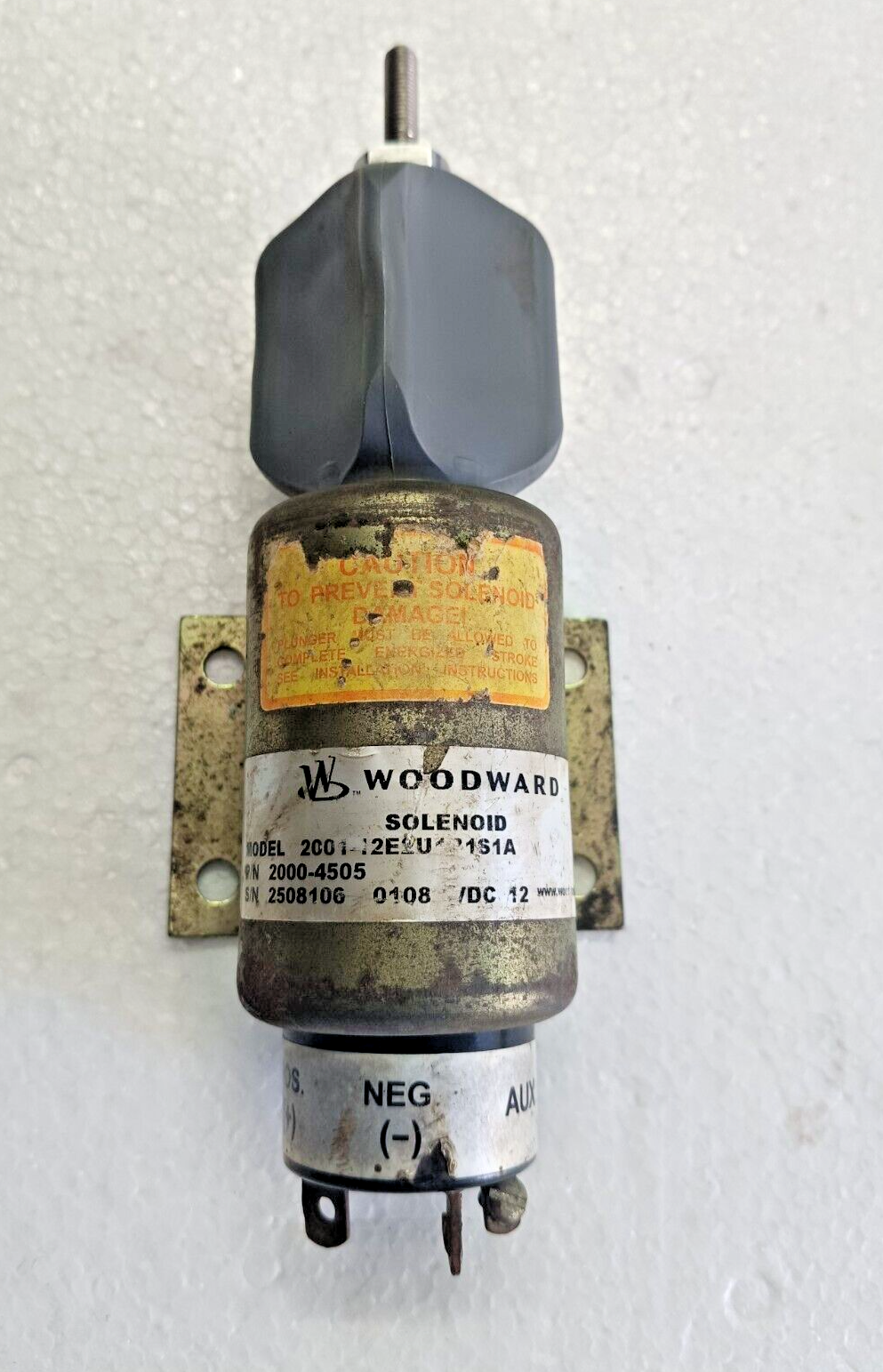 アレン Woodward - Solenoid 2001-12E2U1B1SA - 12VDC | eBay