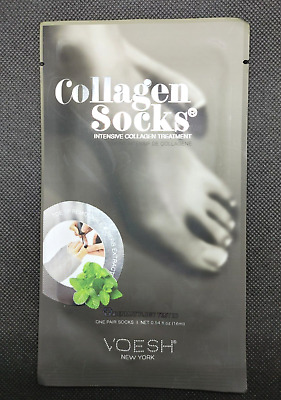 VOESH New York Collagen Socks (1 Pair) Intensive Treatment Peppermint Enriched