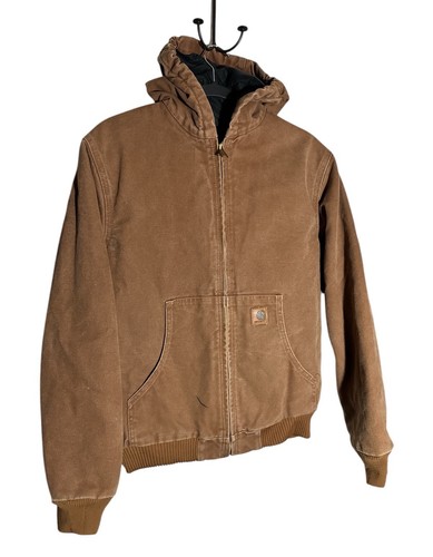 Carhartt ブラウン ダックジャケット　ジュニアL(14-16)/コットン Carhartt ブラウン ダックジャケット ジュニアL(14-16)/コットン