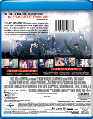 Straight Outta Compton Blu-ray Corey Hawkins NEW