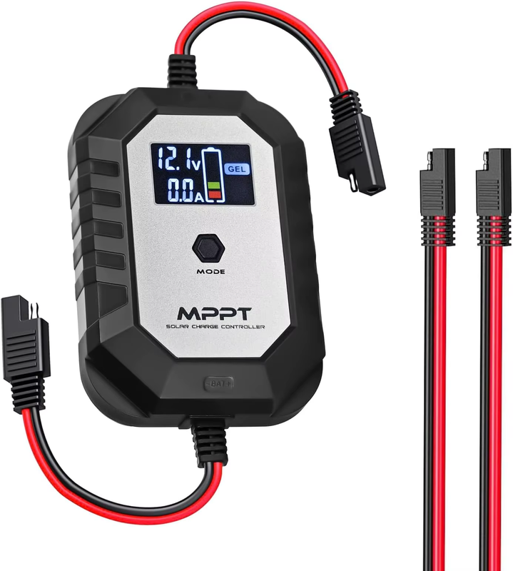 Small 10A MPPT Solar Charge Controller with LCD Display Solar Regulator for 12V