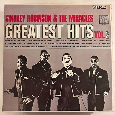 SMOKEY ROBINSON & THE MIRACLES   GREATEST HITS VOL. 2 - VINYL LP M5-210V1 VG+ -J