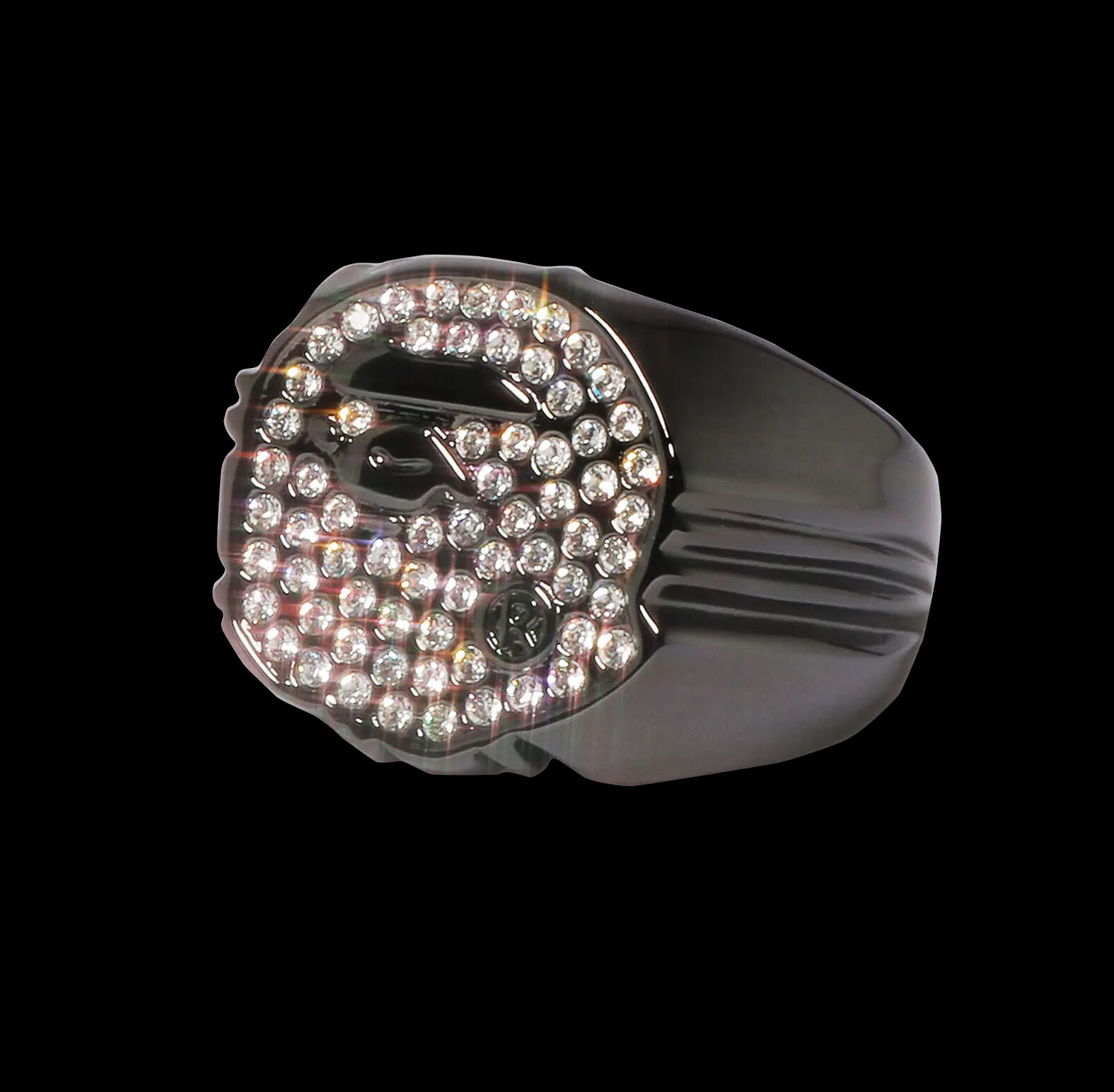 アクセサリー A BATGING APE stainless star ring A BATHING APE® Rhinestone College Ring | Bape official